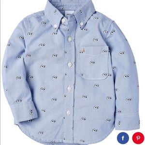 HTF Gap Kids x Jack Spade Googly Eye Long-Sleeve S